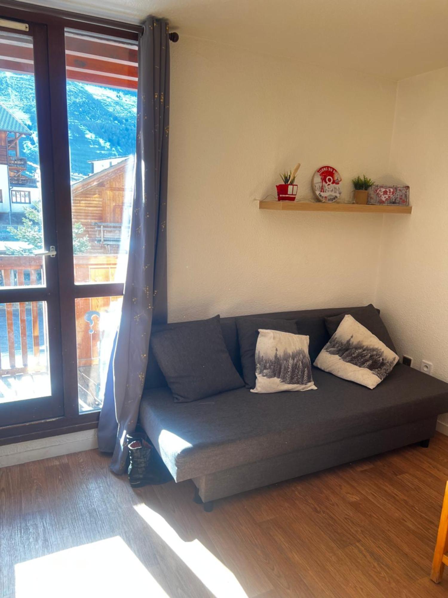 Cosy renovated Studio balcony Andromède Vénosc Esterno foto