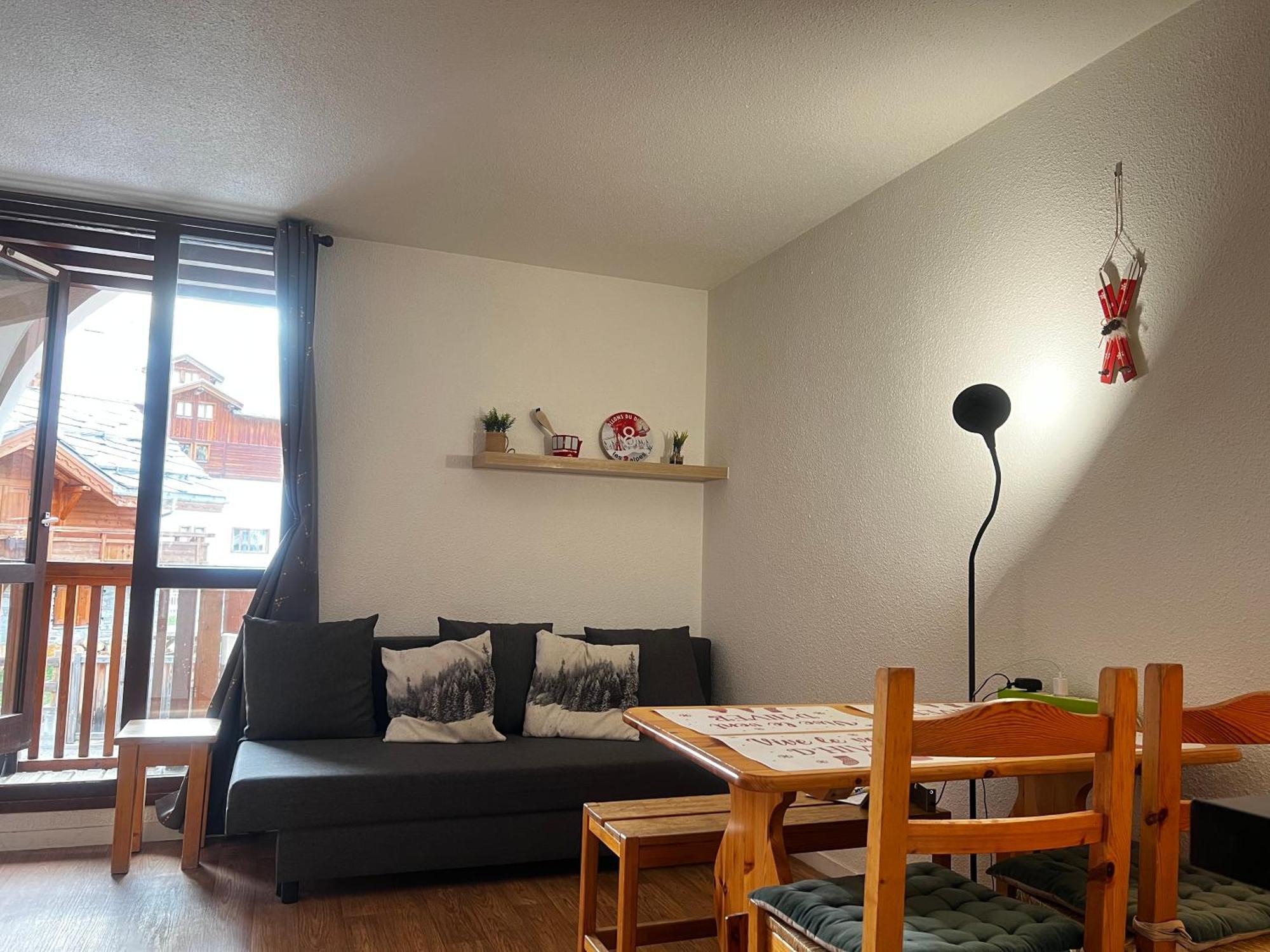 Cosy renovated Studio balcony Andromède Vénosc Esterno foto