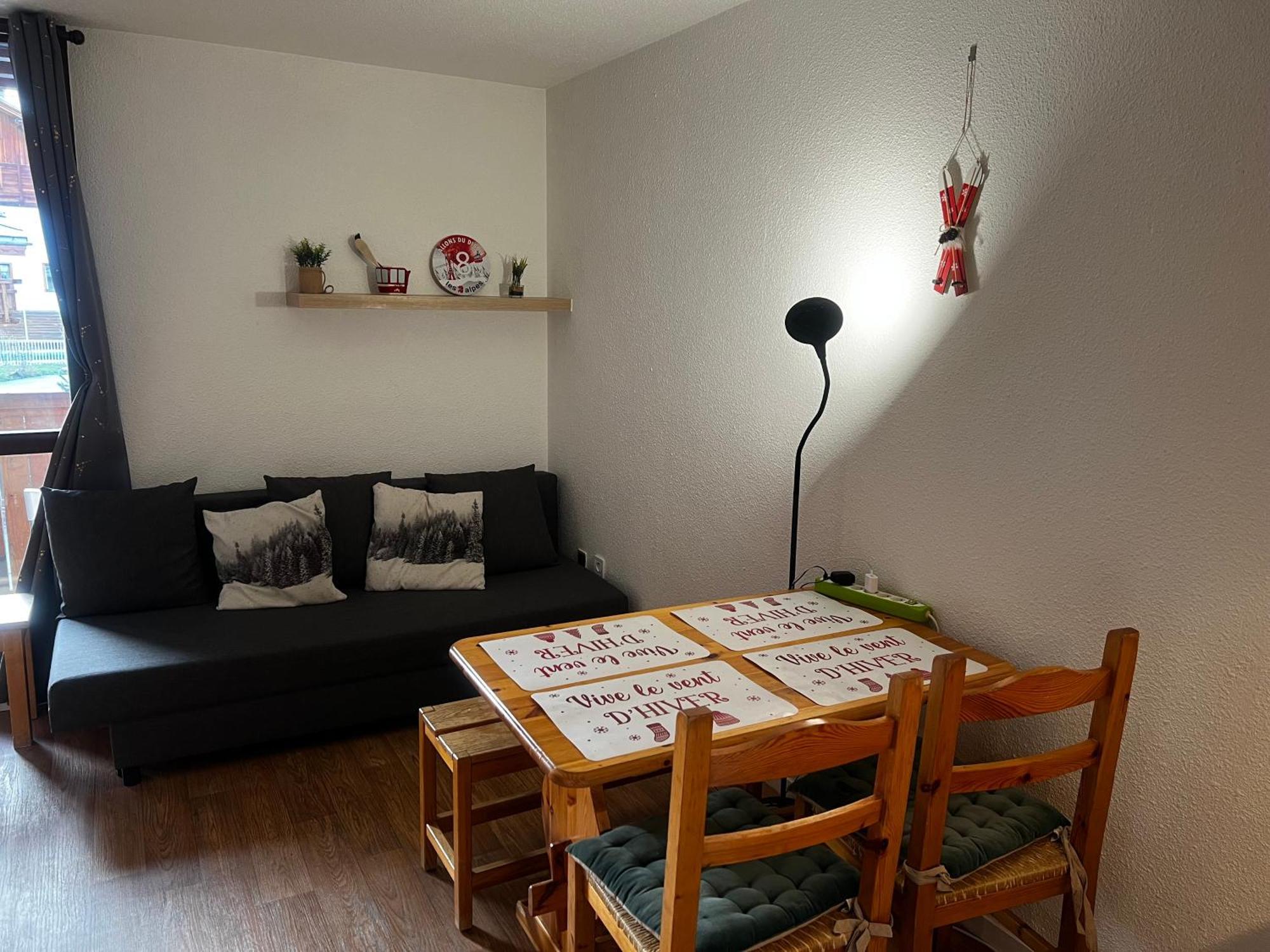 Cosy renovated Studio balcony Andromède Vénosc Esterno foto